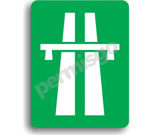 Semnul de circulație „Autostradă”