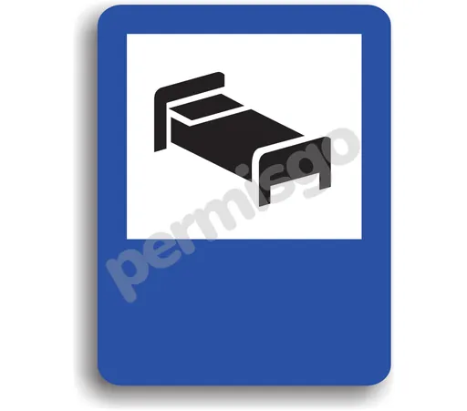 Semnul de circulație „Hotel sau motel”