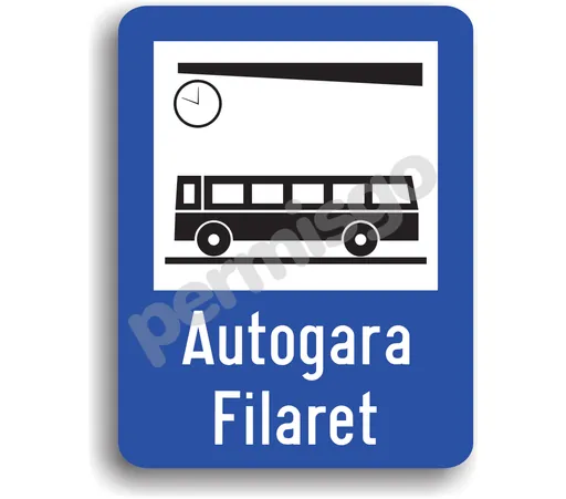 Semnul de circulație „Autogară”