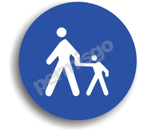 Semnul de circulație „Drum pentru pietoni”